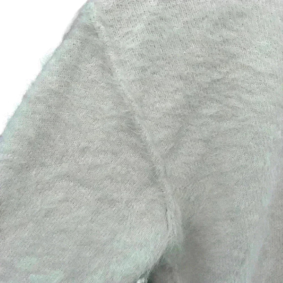 FREE PEOPLE Luna Pullover Cream/Ivory/Off White NWOT L Oversized Fuzzy Sweater - Picture 3 of 8